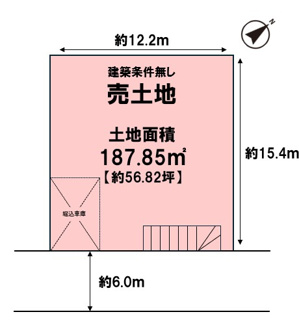 【土地図】 | 高槻市大和１丁目　売土地