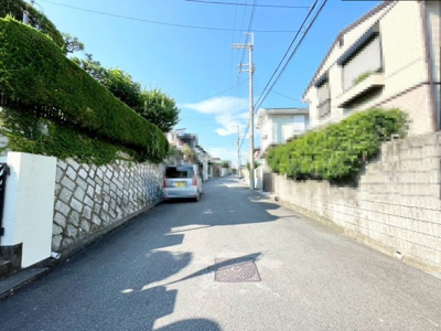 【前面道路含む現地写真】 | 高槻市大和１丁目　売土地
