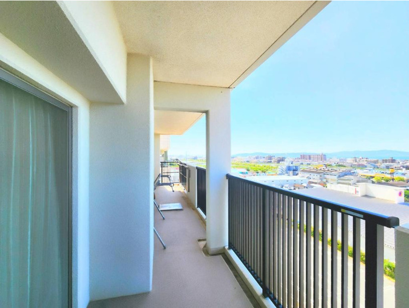 デュオプレステージ明石魚住パラーシオのバルコニー