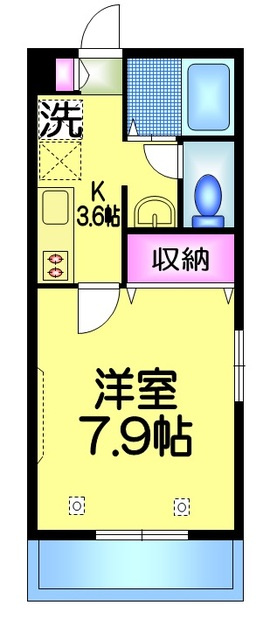 プランドールＫＩＲＩＹＡの間取り|★南東角部屋２面窓★