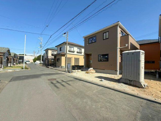 売新築戸建　中央区萩丘五丁目の前面道路含む現地写真