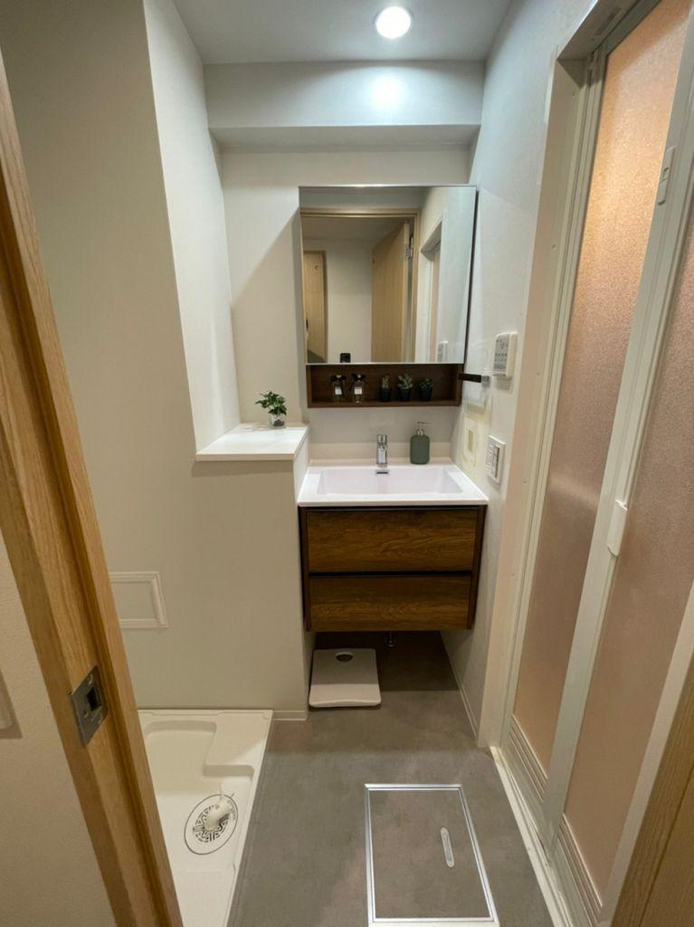 デュオフラッツ鶴舞　名古屋市賃貸　仲介手数料無料の洗面所|玄関