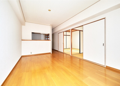 【居間・リビング】 | コーポ大津和 | 7.5帖LD