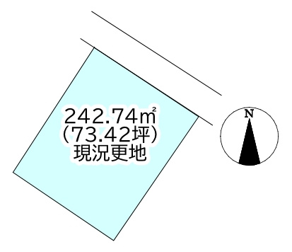 船木（元船木）売土地の土地図
