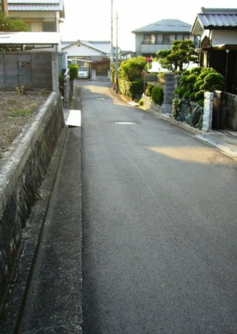 船木（元船木）売土地の前面道路含む現地写真