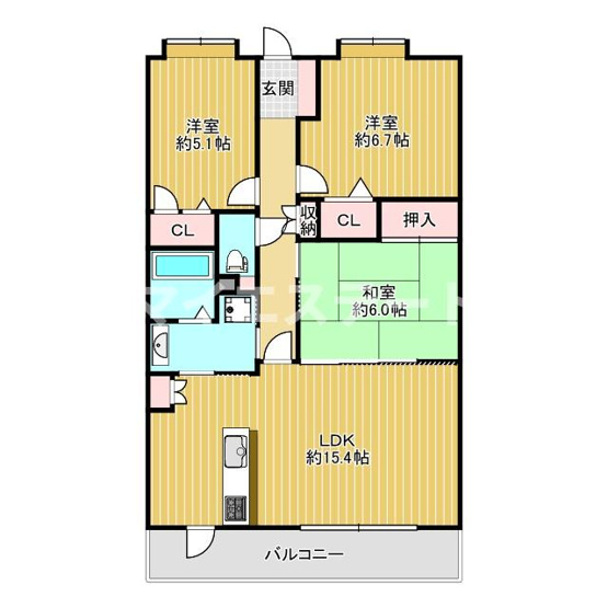 【間取り】 | コアマンションネクステージ北の丸