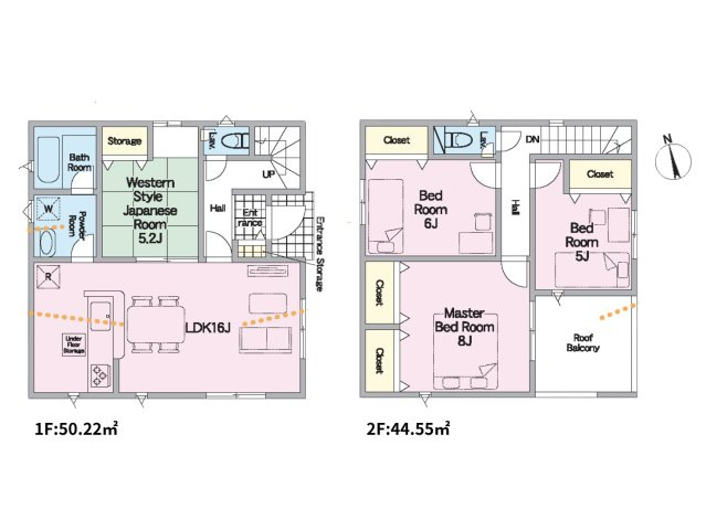 南風原町兼城　第1　3号棟の間取り|間取り