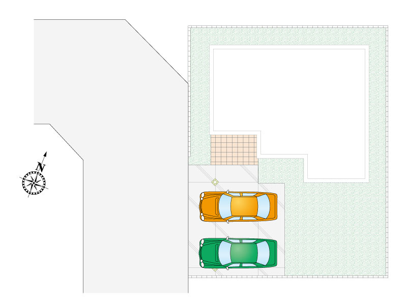 【配置図】前橋市下細井町「１区画」4LDK駐車3台可能
