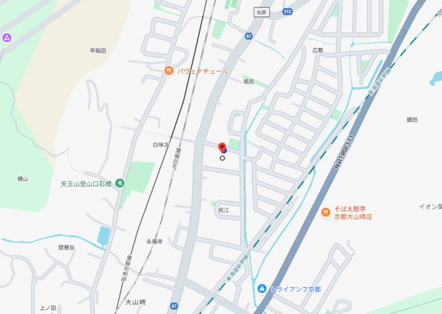 GRAND大山崎の地図