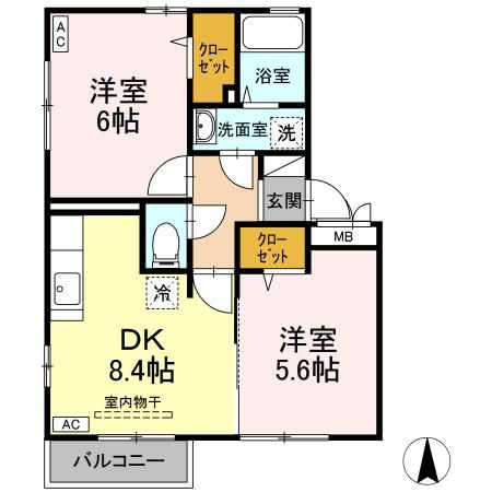 ル・ヴェール　A棟の間取り