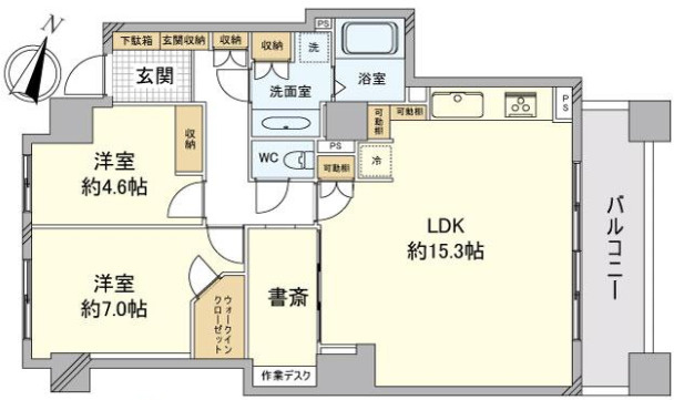 パークスクエア文京音羽の間取り