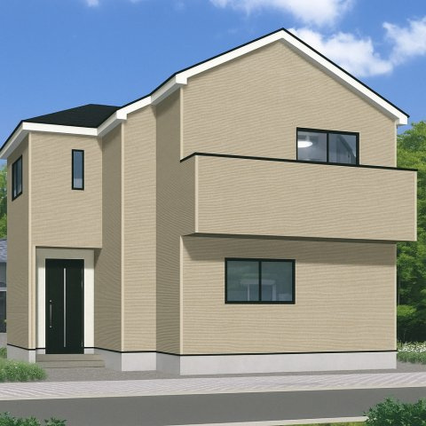 グレイドルガーデン　高知市薊野西町第1　1号棟の外観パース|完成予想図
