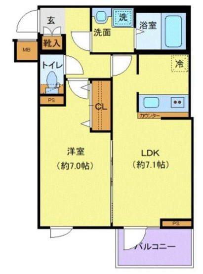 【間取り】 | GENOVIA桜上水skygarden-ジェノヴィア桜上水スカイガーデン- | 間取り図