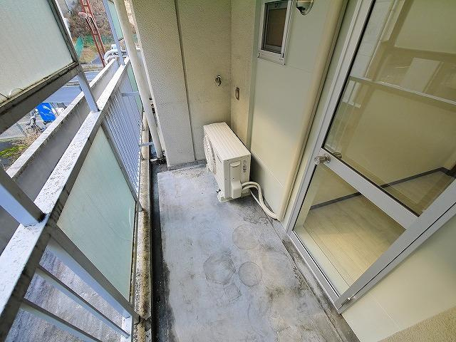 マンションキタⅡのバルコニー