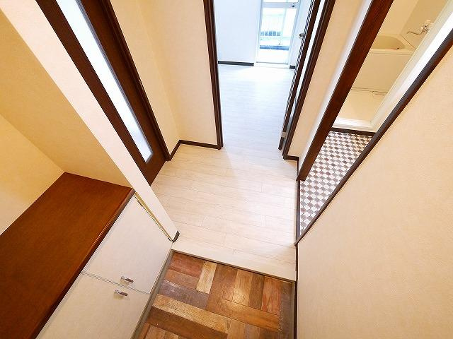 マンションキタⅡの玄関