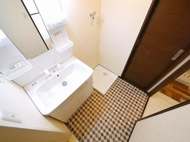 マンションキタⅡの洗面所