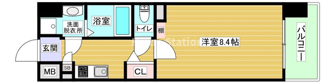 【間取り】 | ビバーチェ鷺洲