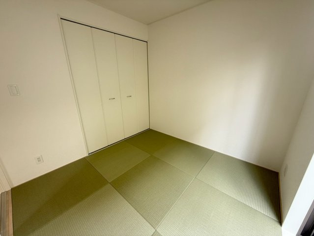 ♥♥南城市大里稲嶺第-１号棟の和室|和室があると落ち着いた雰囲気になりますね