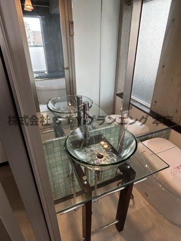 仲介手数料０円！ＳＫ　ＢＵＩＬＤＩＮＧ６の独立洗面台