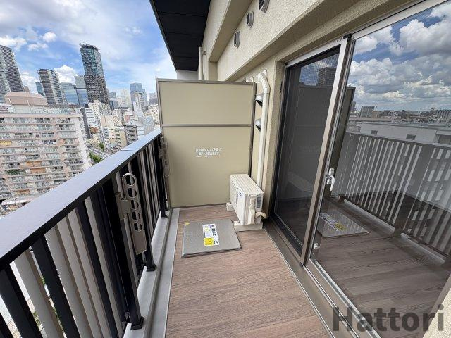 リヴェント福島のバルコニー