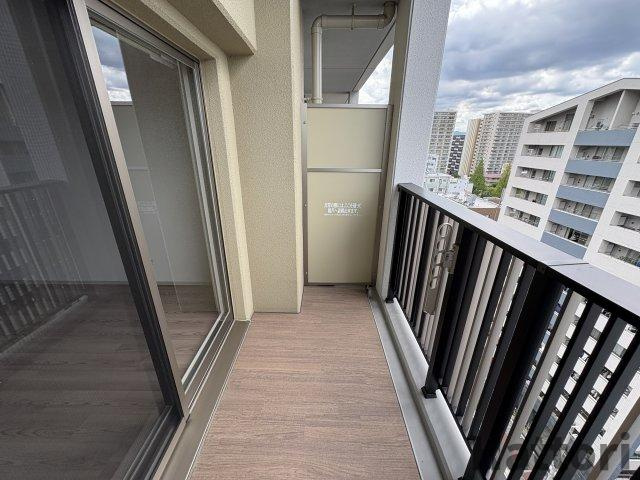 リヴェント福島のバルコニー