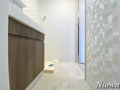 【洗面所】 | S-RESIDENCE金山三丁目 | コンパクトで使いやすい洗面所