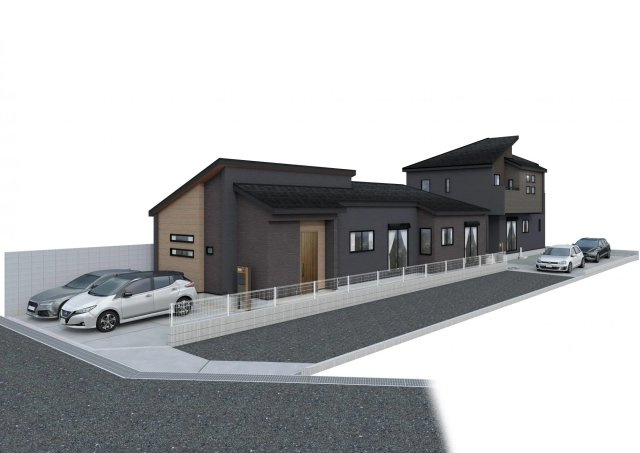 ブルーミングガーデン野洲市永原　2号棟　新築戸建の外観