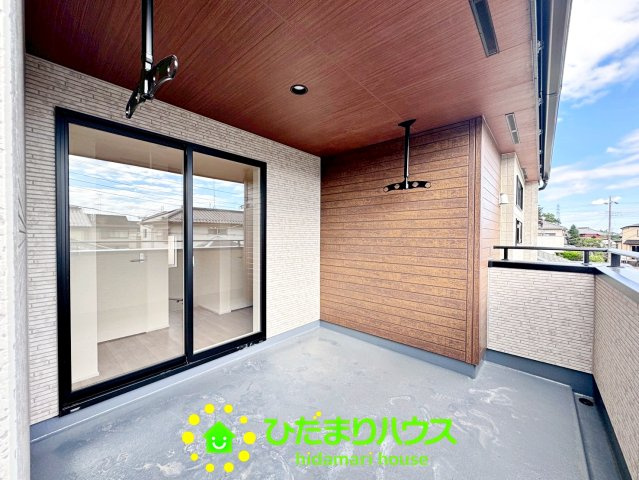幸手市緑台1丁目5期　新築一戸建てのバルコニー