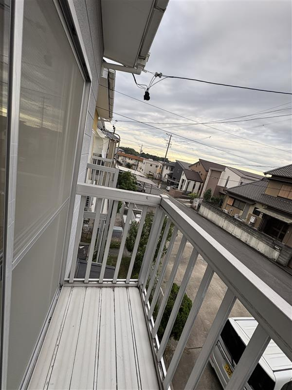 小西リースハウスⅠのバルコニー