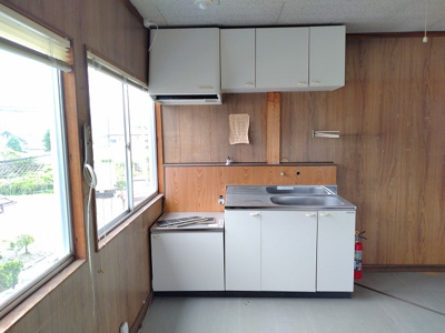 【キッチン】 | 岡谷市長地御所１丁目 中古工場 | ２階 事務室キッチン