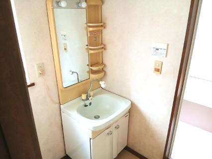 寄居町富田 中古戸建の独立洗面台