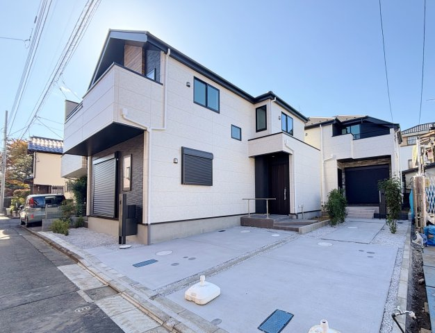 練馬区石神井台3丁目 全6棟 5号棟の外観|―美しい外観×高機能な仕様設備―　建物見学可能
ゆったり過ごせる快適設計の家
緑豊かな石神井公園も近く気軽に自然を感じお楽しみいただけます