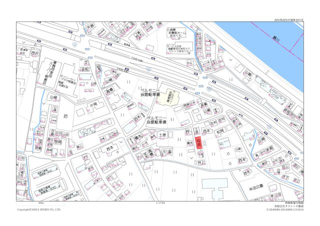 【地図】 | 中古一戸建　高知市朝倉丙