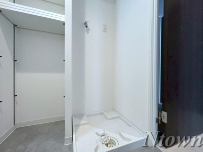 【設備】 | GRANDUKE松原cuore | 洗濯機置き場です