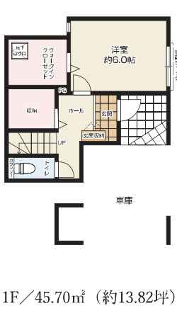 【仲介手数料無料】所沢市緑町１１期全３棟１号棟　所沢市の新築なら西武ハウジングの間取り