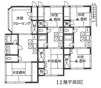 荒川区西尾久６丁目の一棟アパートの間取り