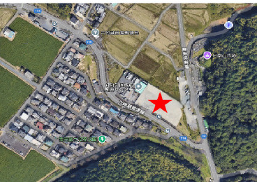 栗東市六地蔵の事業用地の周辺