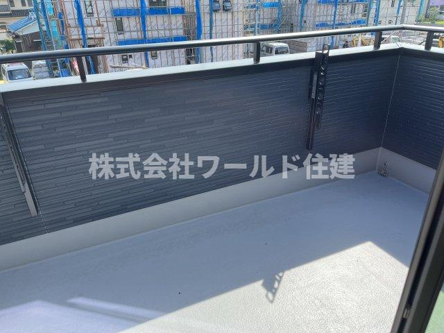 入間市野田10期のバルコニー