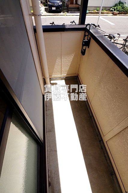 ウイングコート辻のバルコニー