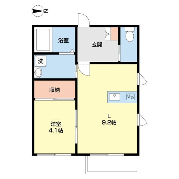 レジデンシア岩崎の間取り