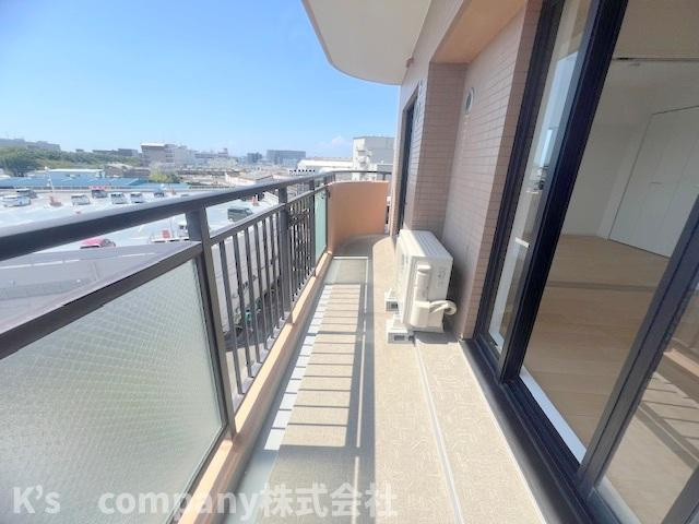 茅ヶ崎市茅ヶ崎　ディアハイム茅ヶ崎のバルコニー|日当り良いバルコニー♪