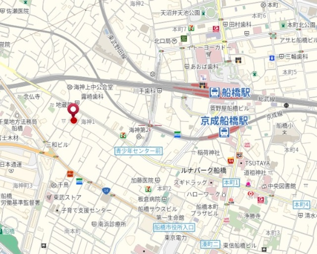 ユニゾン　イーストの地図|★案内図★