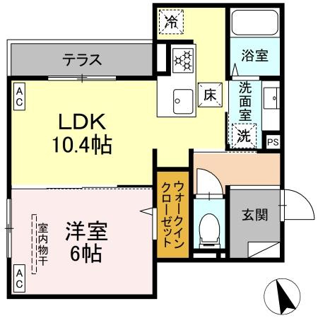 シェーンブルーメ横浜の間取り