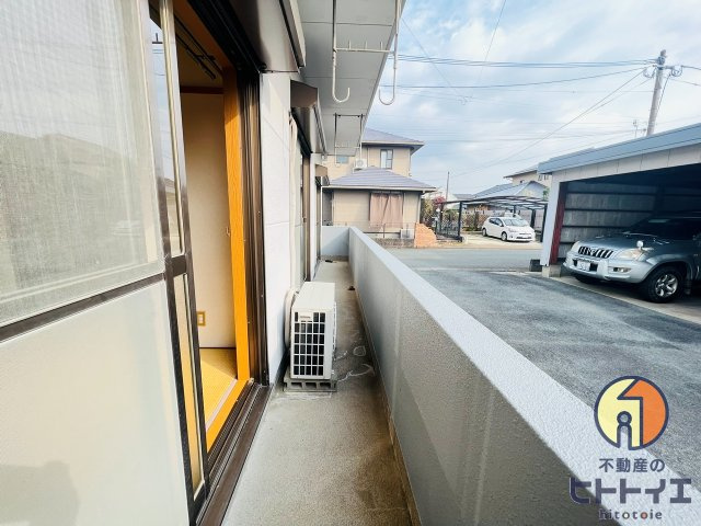 シャンセ赤坂のバルコニー