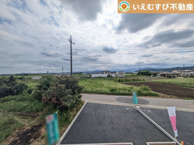 Cradle garden　深谷市武蔵野第2の展望|高い建物が無く開放感のある展望
バルコニーからの展望も開けていてのどかな景色が望めます。日当りも良いですね♪