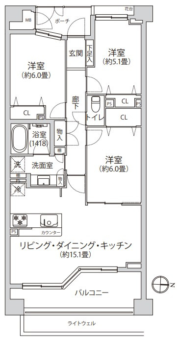 クレッセント宮前平の画像