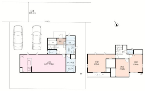 鴨居3丁目サウナ付き新築住宅の画像