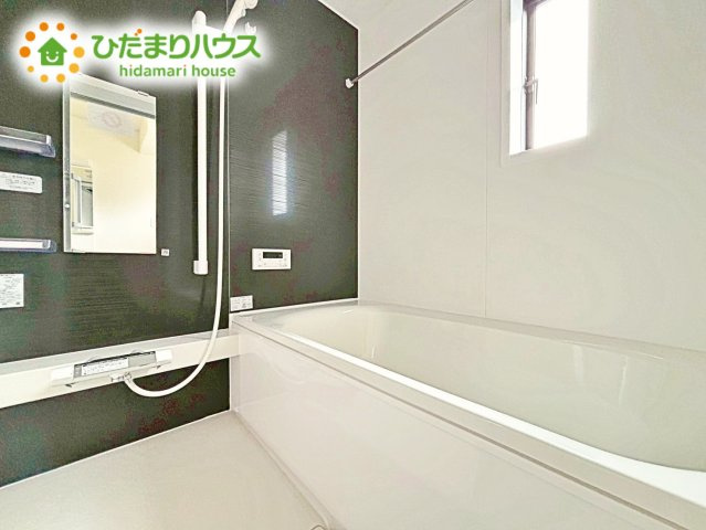 【浴室】 | 笠間市平町第4　新築戸建　1号棟 | 今日も１日お疲れでした。広いお風呂で疲れを癒してください。