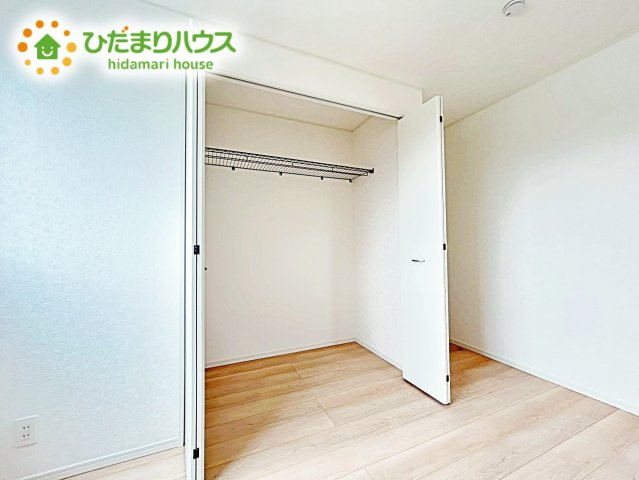 【収納】 | 笠間市平町第4　新築戸建　1号棟 | 居室にゆとりが持てる大収納クローゼット付き♪