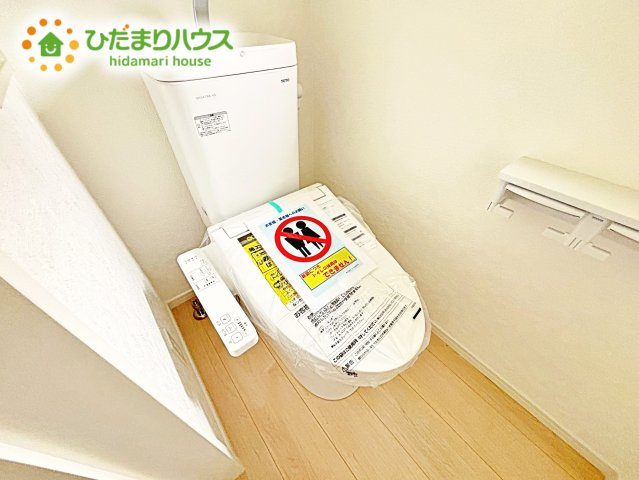 【トイレ】 | 笠間市平町第4　新築戸建　2号棟 | トイレは1F、2F共に完備！取り合いになることがありませんね(^^)/